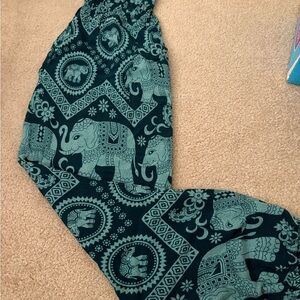 Elephant Print Harem Pants